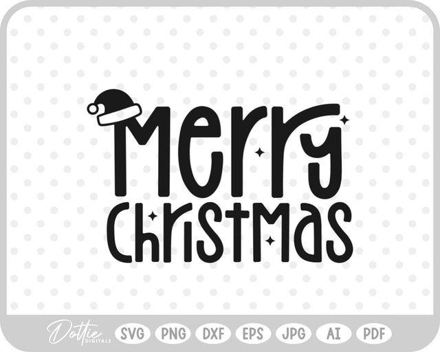 Merry Christmas SVG DottieDigitals 