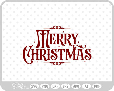 Merry Christmas SVG DottieDigitals 
