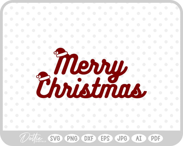 Merry Christmas SVG DottieDigitals 