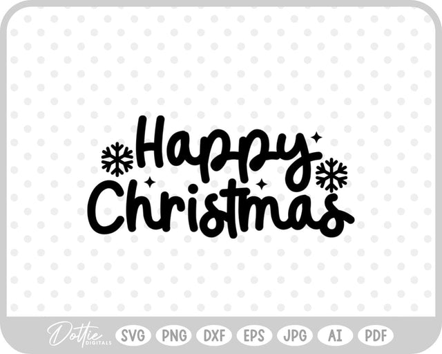 Merry Christmas SVG DottieDigitals 