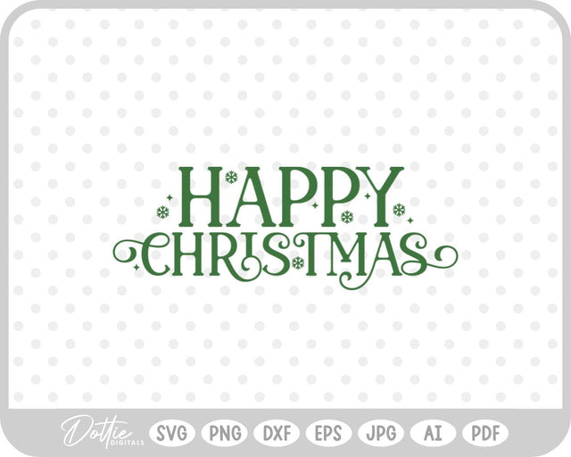 Merry Christmas SVG DottieDigitals 