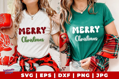 Merry Christmas SVG | Merry Christmas Sign Laser SVG SVG Sublimatiz Designs 