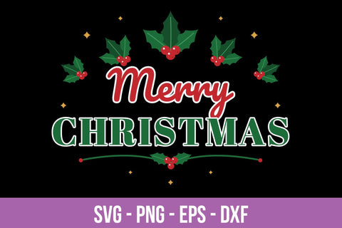 Merry Christmas SVG SVG ampersand 