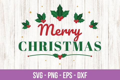 Merry Christmas SVG SVG ampersand 