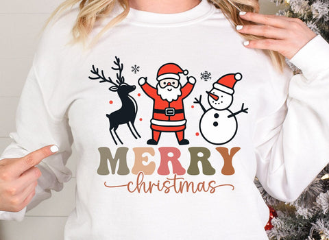 Merry Christmas T shirt Design SVG CraftingStudio 