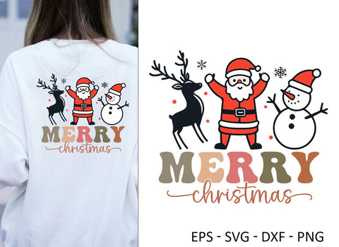 Merry Christmas T shirt Design SVG CraftingStudio 