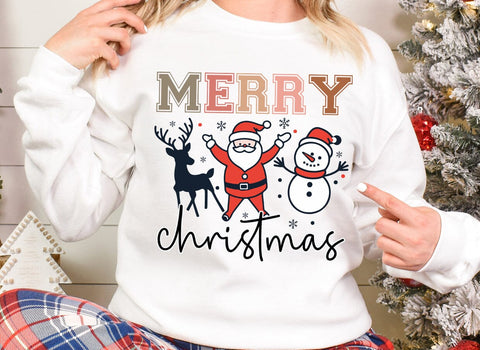Merry Christmas T shirt Design SVG CraftingStudio 