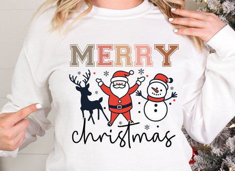 Merry Christmas T shirt Design SVG CraftingStudio 