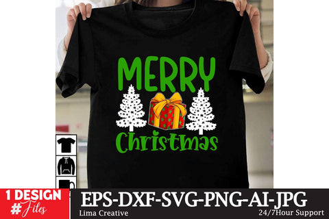 Merry Christmas T-shirt DEsign ,SVG Cut File SVG Insomnia Std 