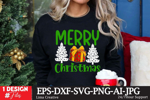 Merry Christmas T-shirt DEsign ,SVG Cut File SVG Insomnia Std 