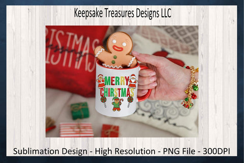 Merry Christmas Tinsel Letters Sublimation PNG Design, Hand Drawn Christmas Clipart, Sublimation Christmas T-Shirt PNG, Digital Download Sublimation Keepsake Treasures Designs LLC. 