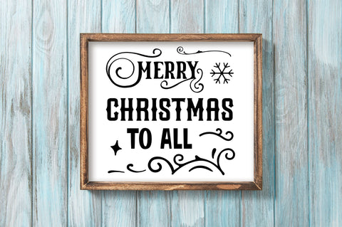 Merry christmas to all SVG Design SVG Regulrcrative 
