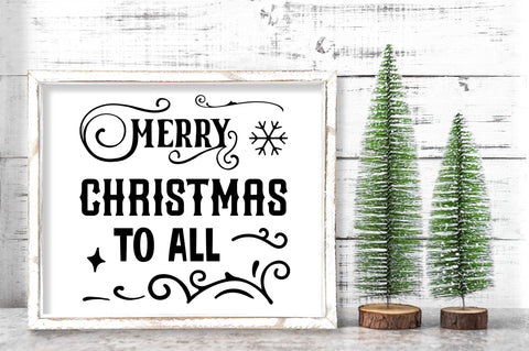 Merry christmas to all SVG Design SVG Regulrcrative 