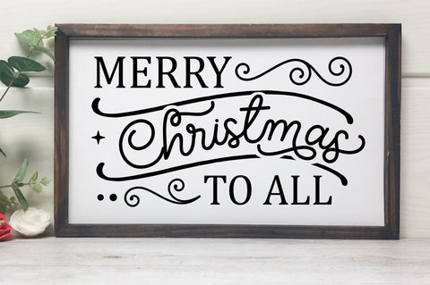 Merry christmas to all SVG Design SVG Regulrcrative 