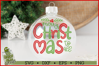 Merry Christmas To All SVG SVG Crunchy Pickle 