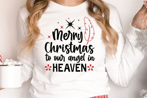 Merry christmas to our angel svg design SVG Regulrcrative 