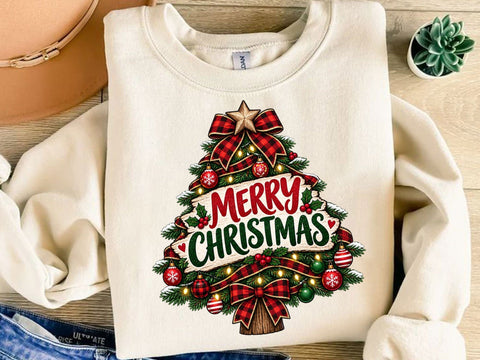 Merry Christmas Tree PNG Clipart Design SVG artprintfile 