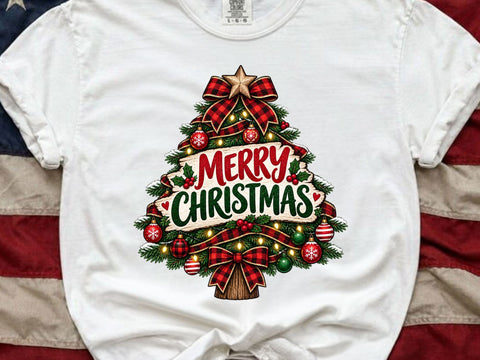 Merry Christmas Tree PNG Clipart Design SVG artprintfile 
