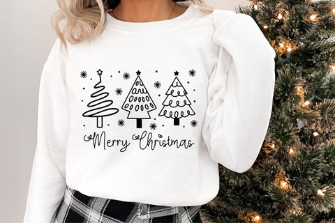 Merry Christmas tree Svg | holiday season svg | Merry Christmas t shirt | winter svg cut file | Christmas Quote svg | Christmas clipart svg SVG TonisArtStudio 