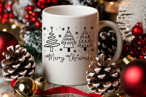 Merry Christmas tree Svg | holiday season svg | Merry Christmas t shirt | winter svg cut file | Christmas Quote svg | Christmas clipart svg SVG TonisArtStudio 