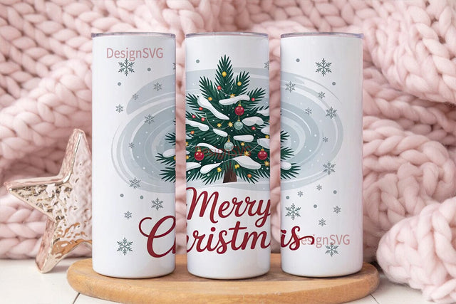 Merry Christmas Tumbler Design Sublimation DesignSVG 