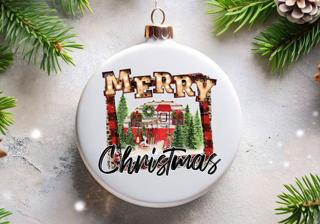 Merry Christmas | Vintage Camper Holiday PNG | RV Christmas Design Sublimation Print Perfect Design Shop 