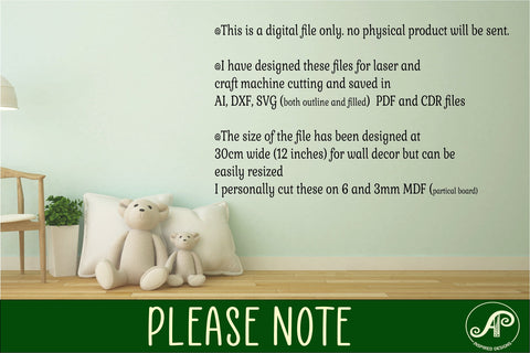 Merry Christmas wall art sign, SVG file. SVG APInspireddesigns 