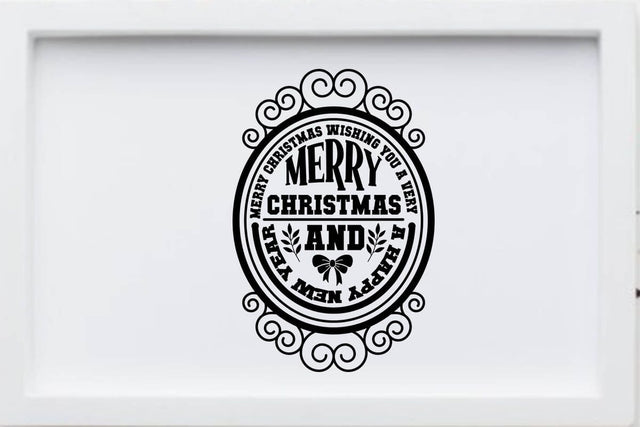Merry christmas wishing you a very merry christmas and a happy new year SVG Angelina750 