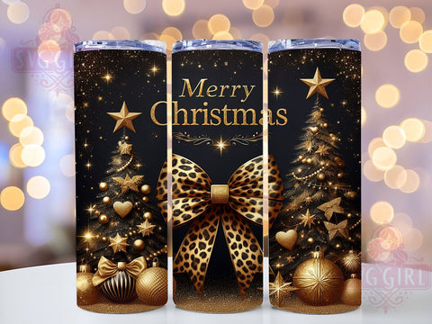 Merry Christmas, Xmas Tumbler, Holiday Wrap, PNG Design, Sublimation Art, Christmas Drinkware, Festive Decor, Holiday Gifts Sublimation SvggirlplusArt 