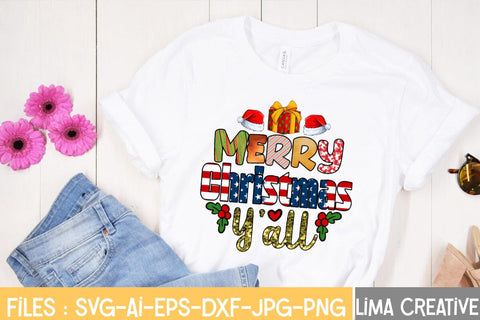 Merry Christmas Yall Sublimation PNG ,Christmas Sublimation Design Sublimation Insomnia Std 