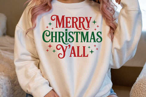 Merry Christmas Y'all SVG Angelina750 