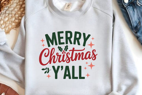 Merry Christmas Yall SVG Angelina750 