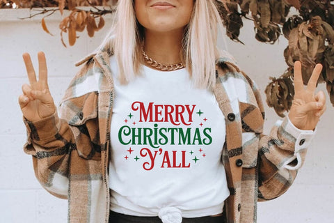 Merry Christmas Y'all SVG Angelina750 