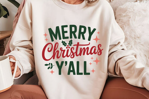 Merry Christmas Yall SVG Angelina750 
