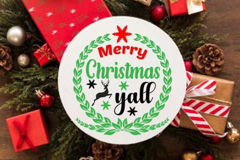 Merry Christmas yall SVG Angelina750 