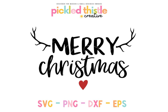 Merry ChristmasSVG SVG Pickled Thistle Creative 