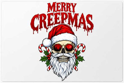 Merry Creepmas Skull Santa PNG SVG BillahCrafts 