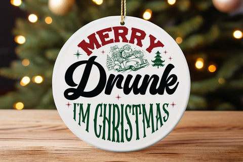 Merry drunk im christmas SVG Angelina750 