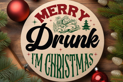 Merry drunk im christmas SVG Angelina750 