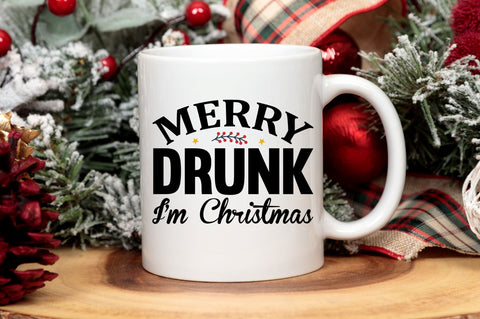merry drunk im christmas SVG Design SVG Regulrcrative 