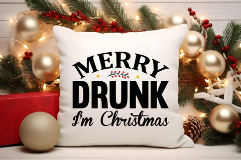 merry drunk im christmas SVG Design SVG Regulrcrative 