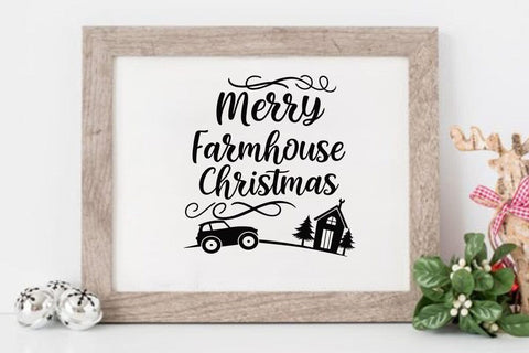 Merry farmhouse christmas SVG Angelina750 