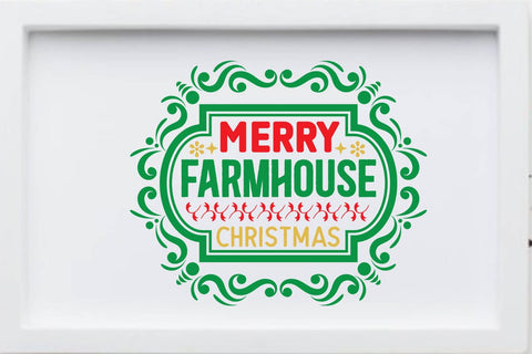 Merry farmhouse christmas SVG Angelina750 