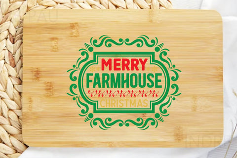 Merry farmhouse christmas SVG Angelina750 