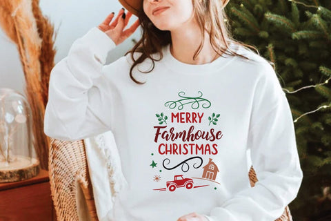Merry farmhouse christmas SVG Angelina750 