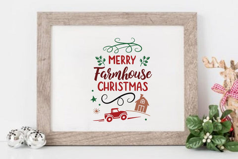 Merry farmhouse christmas SVG Angelina750 