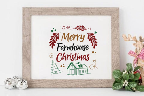 Merry farmhouse christmas SVG Angelina750 
