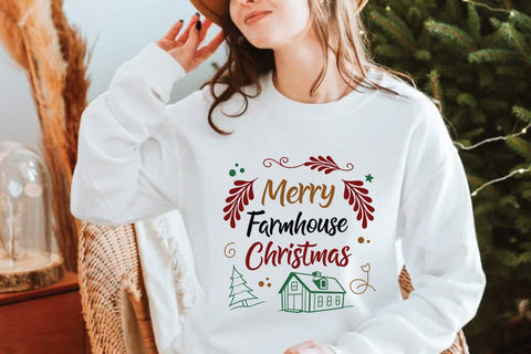 Merry farmhouse christmas SVG Angelina750 
