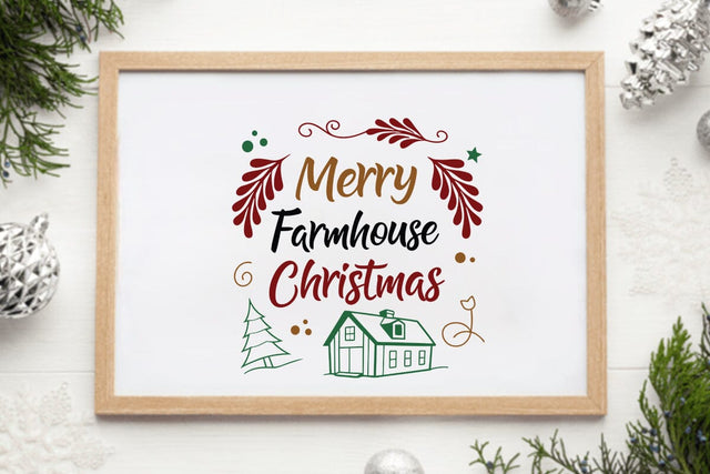 Merry farmhouse christmas SVG Angelina750 