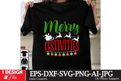 Merry Festivities SVG Cut File SVG Insomnia Std 